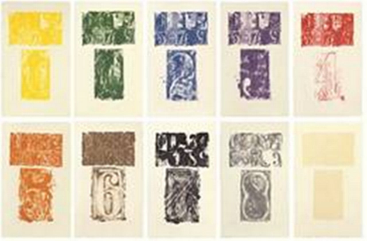 Jasper Johns - lithograph