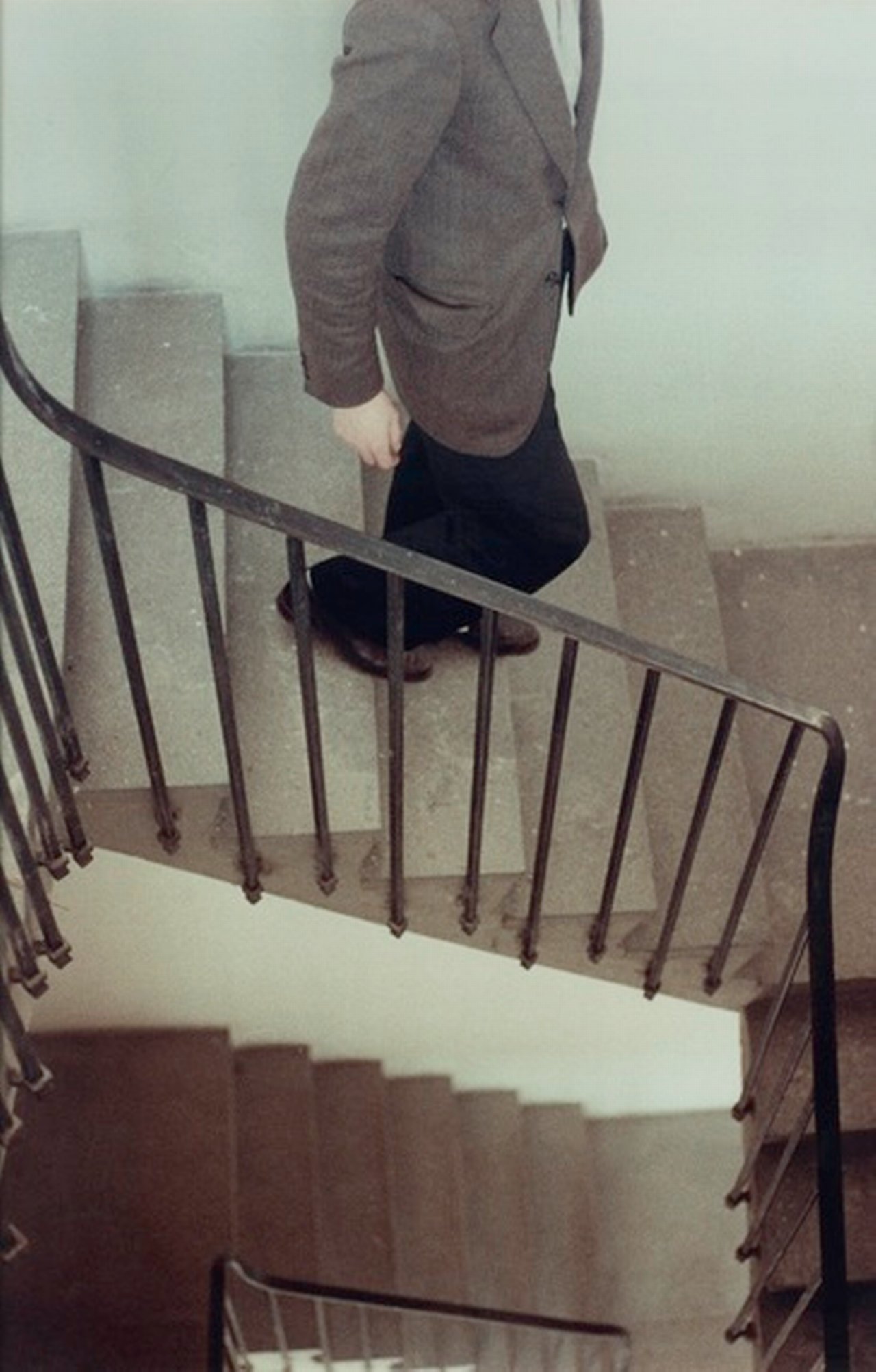 Günther Förg, “Stairwell Munich,” 1984/1998, Color Photograph, Collection Deutsche Bank.