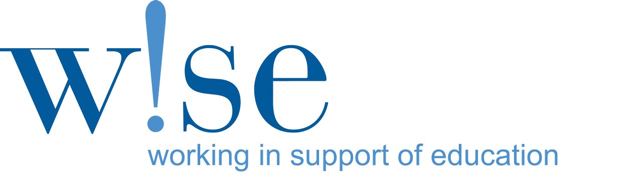 wise logo text: working in support of education